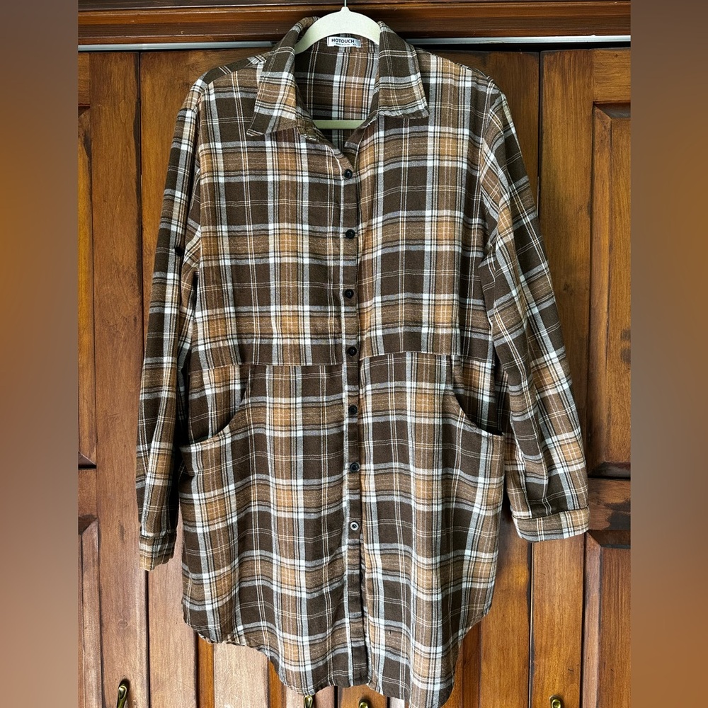 Plaid Flannel Top